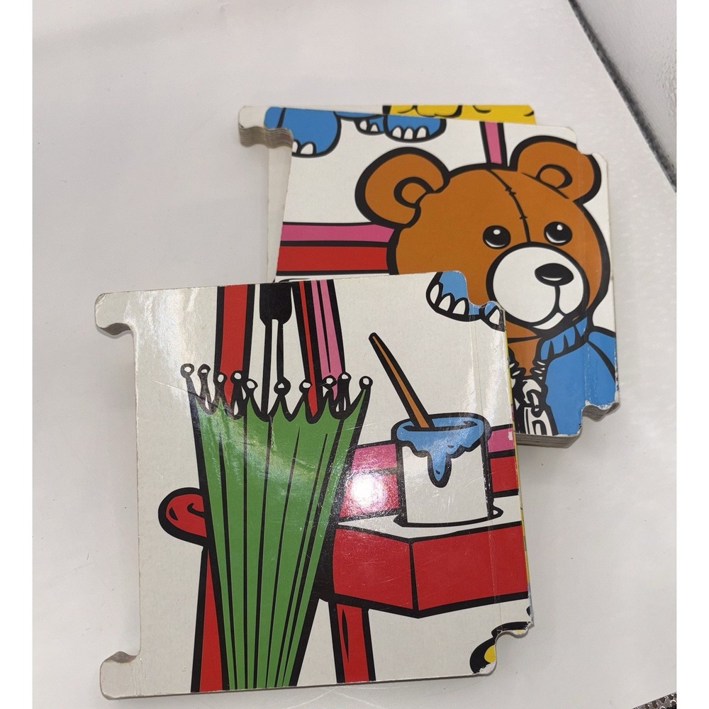 Vintage 25 Sesame Street Alphabet Interlocking ABC Board Book Set A-Z Missing 1 - Picture 4 of 16